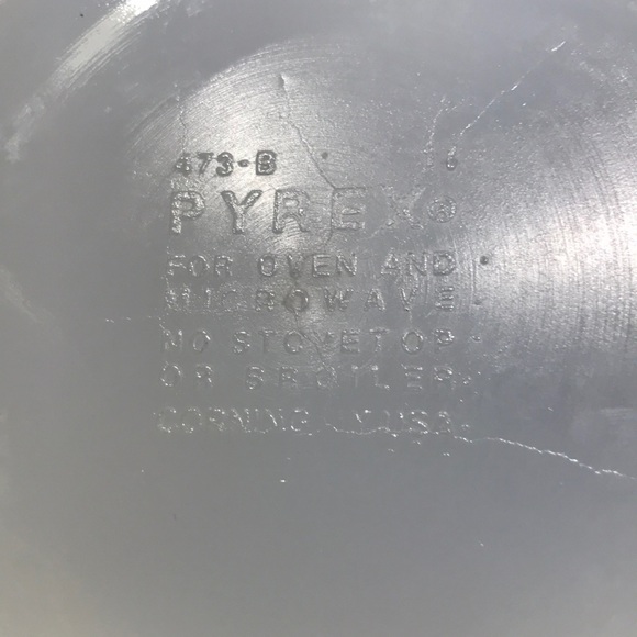 Pyrex 473B Blue Homestead casserole - Picture 4 of 8
